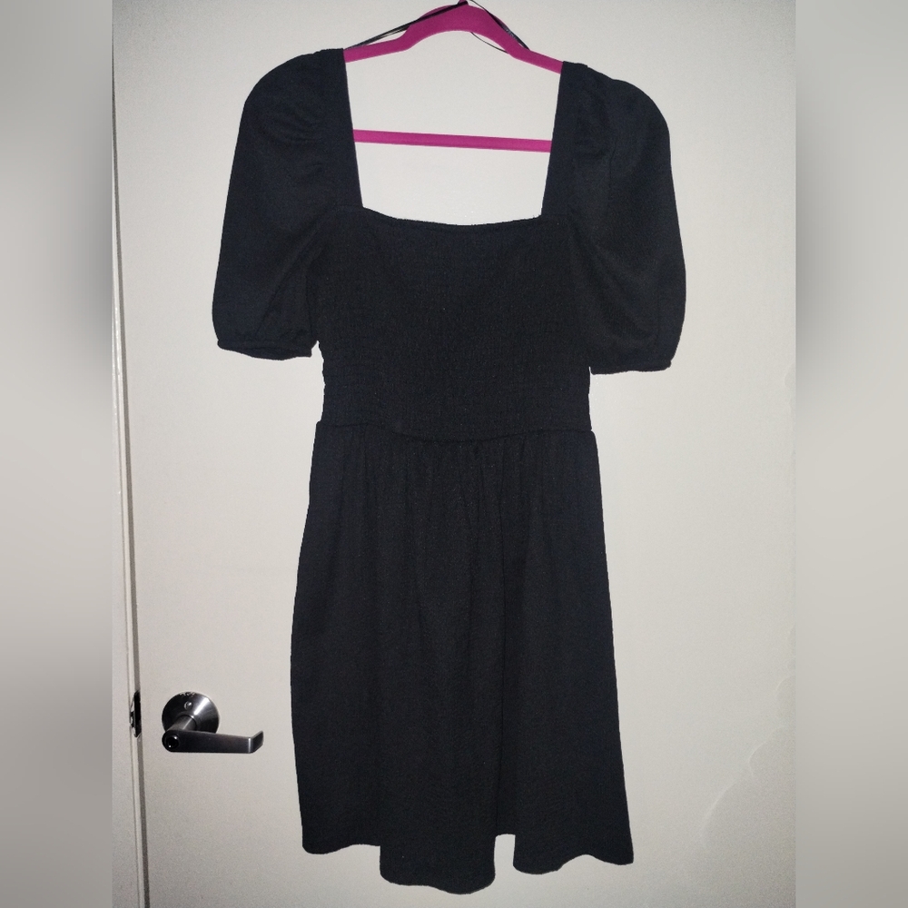 H&M Black Long Sleeve Dress